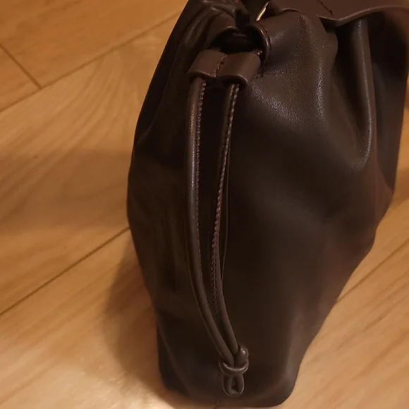 COS Cavatelli Clutch Bag In Brown - Picture 11 of 14